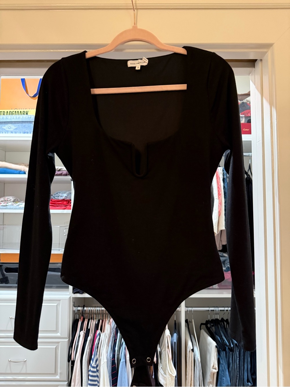 Good American U Ring Bodysuit, Size 2